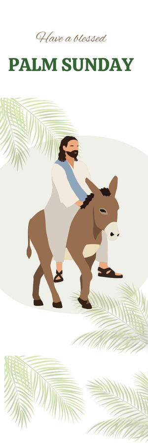 Palm Sunday Bookmark