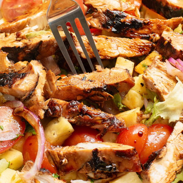 Grilled Teriyaki Chicken Salad Grilled Teriyaki Chicken Salad