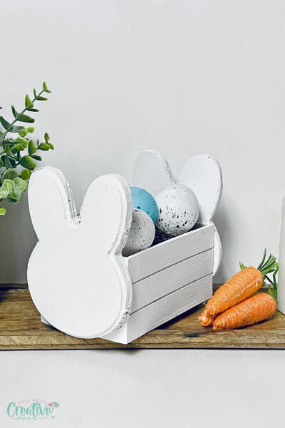 Farmhouse Bunny Crate Farmhouse Bunny Crate