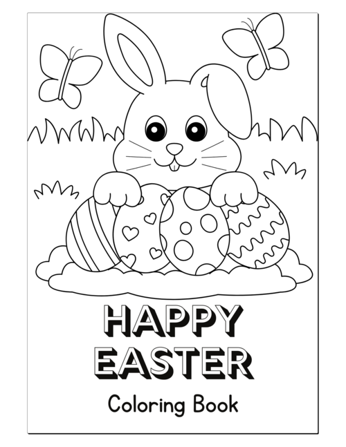 Happy Easter Childrens Coloring Book Happy Easter Children's Coloring Book