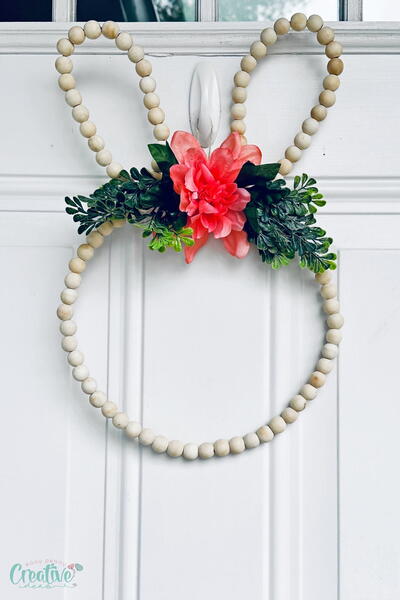 Beaded Bunny Wreath Beaded Bunny Wreath