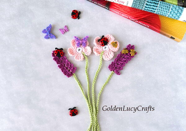 Flower Bookmarks Flower Bookmarks