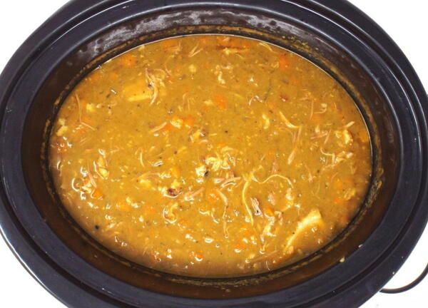 Slow Cooker Pork And Split Pea Soup Slow Cooker Pork And Split Pea Soup