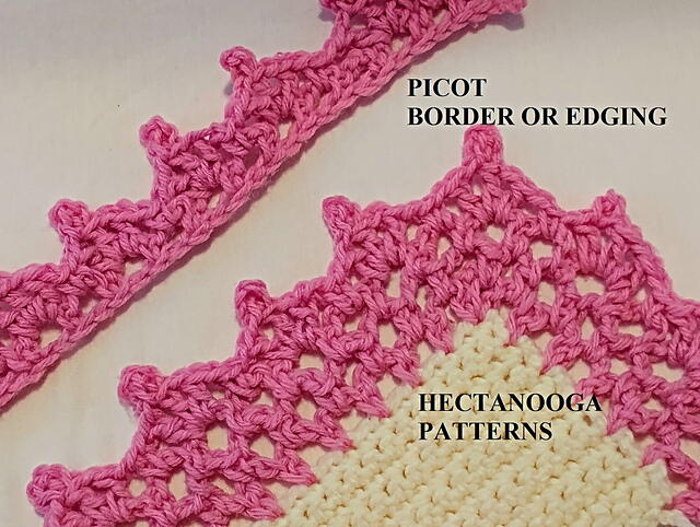 Picot Shell Border Edging Picot Shell Border Edging