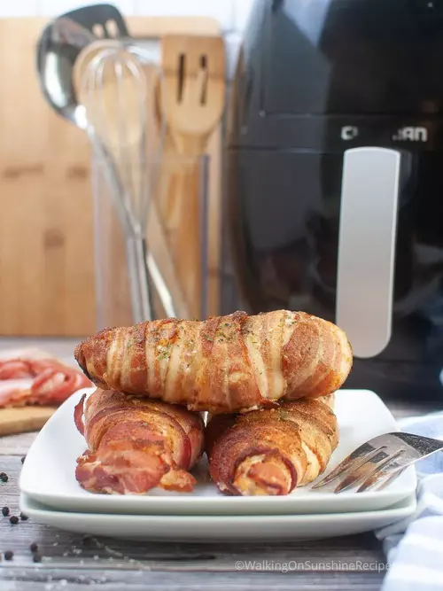 Air Fryer Chicken Wrapped In Bacon Air Fryer Chicken Wrapped In Bacon