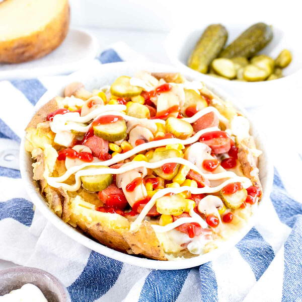 Kumpir turkish Baked Potato Kumpir (turkish Baked Potato)