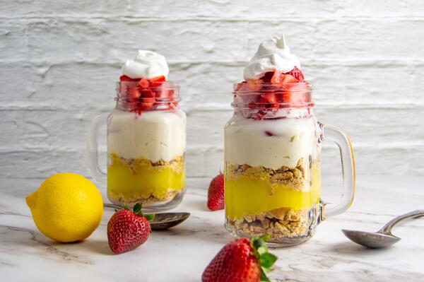 Strawberry Lemon Parfait Strawberry Lemon Parfait