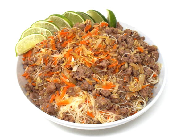 Spicy Ground Pork Pancit Spicy Ground Pork Pancit