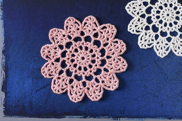 Cute Crochet Blossom Motif Cute Crochet Blossom Motif