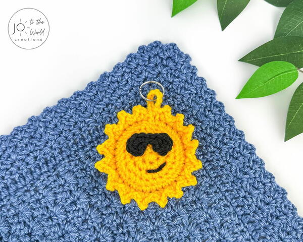 Sun Keychain Crochet Pattern Sun Keychain Crochet Pattern