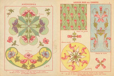 Free Art Nouveau Florals