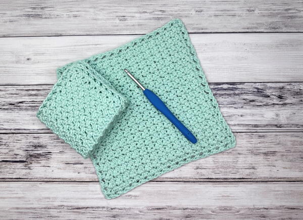 Simple Textured Crochet Dishcloth Simple Textured Crochet Dishcloth
