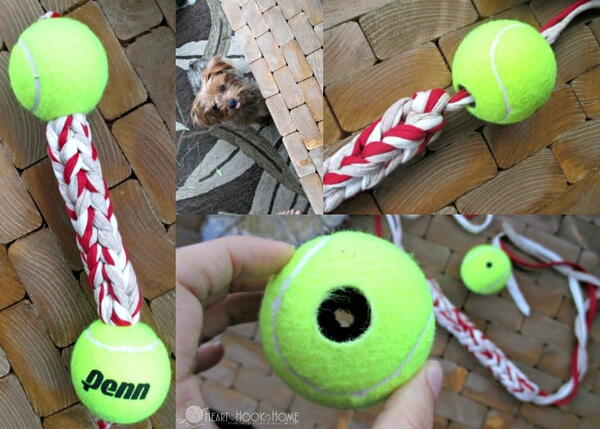 Dog Toy Crochet Pattern Using T-shirt Yarn Dog Toy Crochet Pattern Using T-shirt Yarn