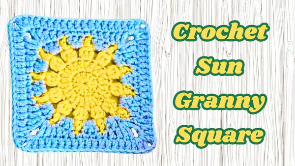 Crochet Sun Granny Square Crochet Sun Granny Square