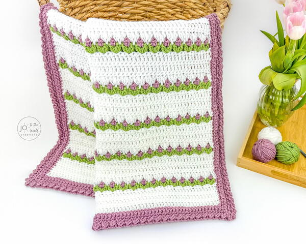 Tulip Blanket Crochet Pattern Tulip Blanket Crochet Pattern