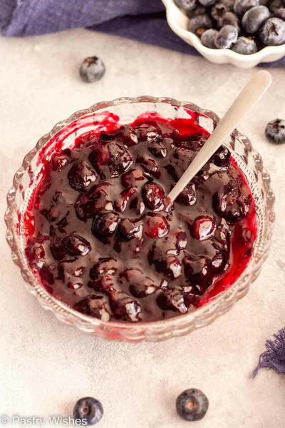 Easy Blueberry Cake Filling Easy Blueberry Cake Filling