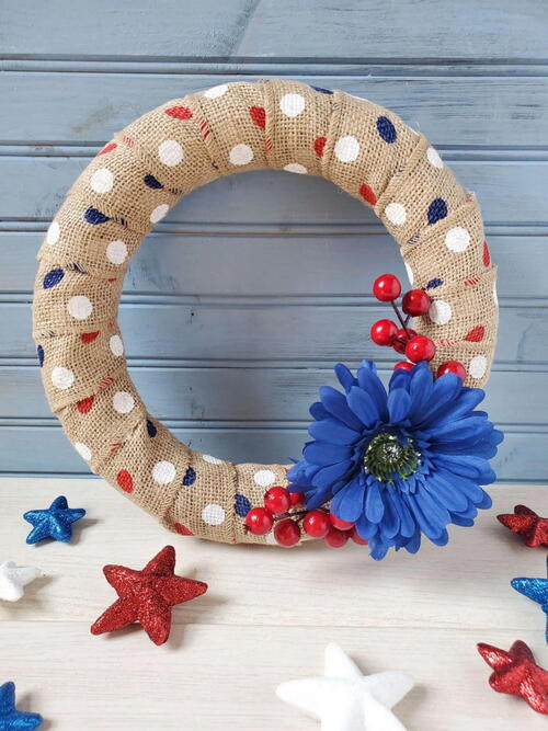 Easy Diy Americana Wreath Easy Diy Americana Wreath
