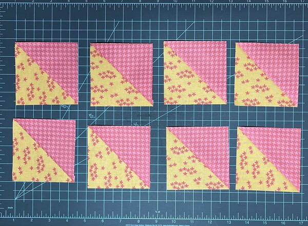 Easy 8-at-a-time Half Square Triangles Easy 8-at-a-time Half Square Triangles