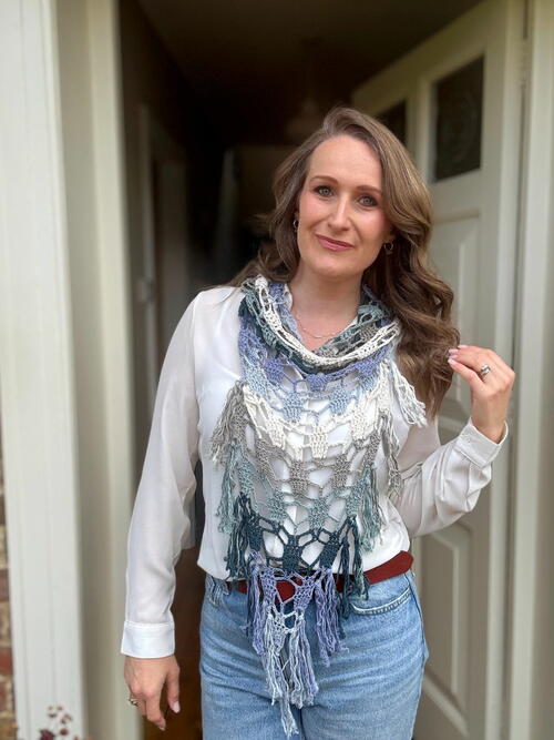 Sea Glass Shawl Sea Glass Shawl