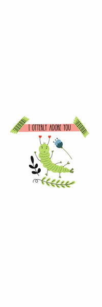 Caterpillar Bookmark Caterpillar Bookmark