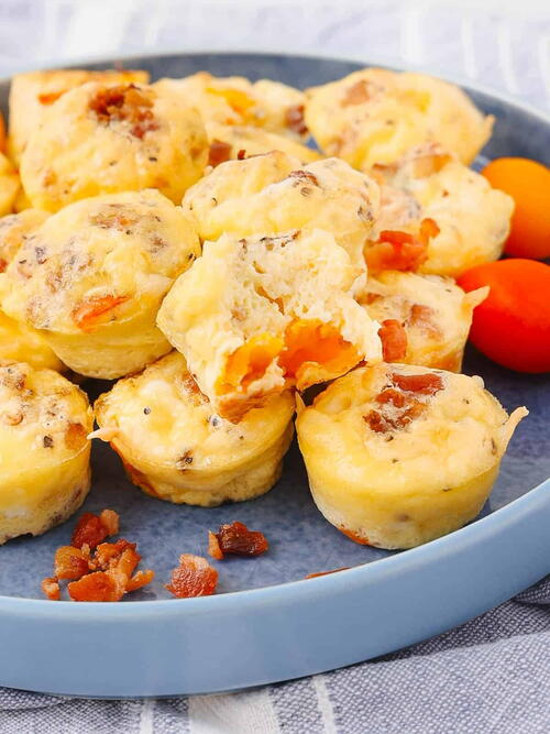 Bacon And Tomato Egg Bites Recipe Bacon And Tomato Egg Bites Recipe
