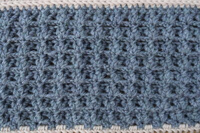 Chicken Feet Crochet Blanket Stripe Pattern