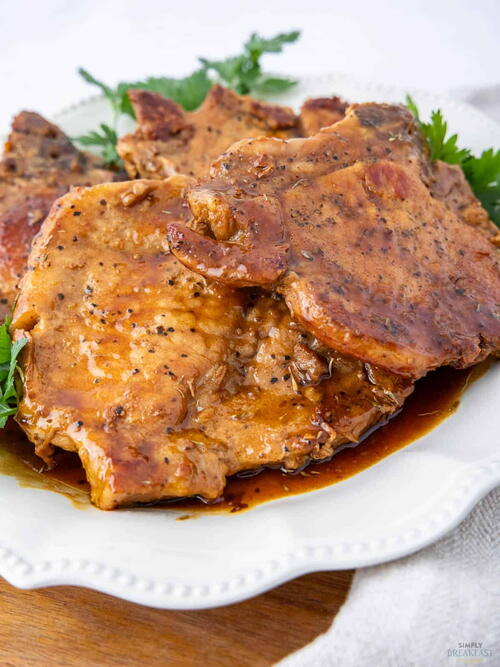 Maple Glazed Breakfast Bone-in Pork Chop Recipe Maple Glazed Breakfast Bone-in Pork Chop Recipe