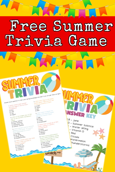 Free Printable Summer Trivia Questions Free Printable Summer Trivia Questions