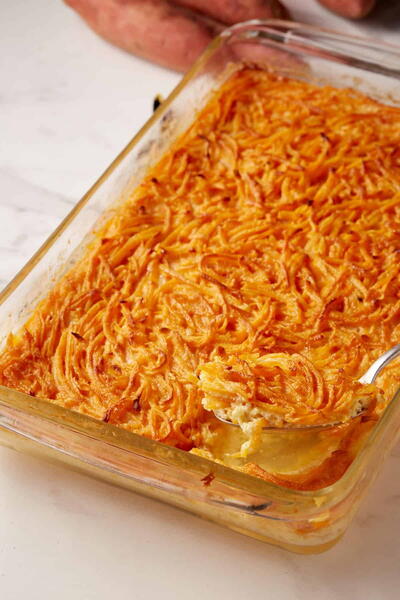 Sweet Potato Pudding With Grated Potatoes Sweet Potato Pudding With Grated Potatoes
