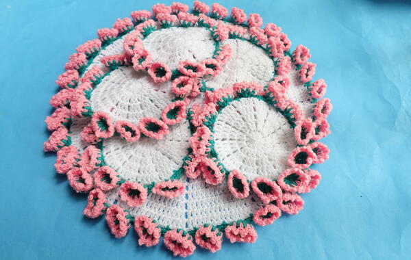 Flower Bouquet Coaster-table Runner Diy Trending Bouquet Flower Bouquet Coaster-table Runner/ Diy Trending Bouquet