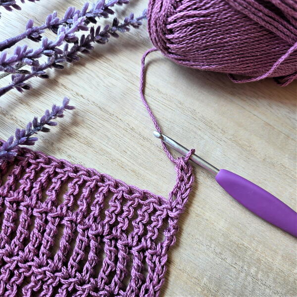 Chainless Double Treble Crochet Chainless Double Treble Crochet