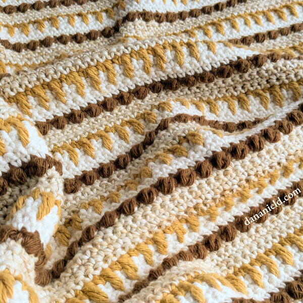 Caramel Coffee Crochet Baby Blanket Caramel Coffee Crochet Baby Blanket