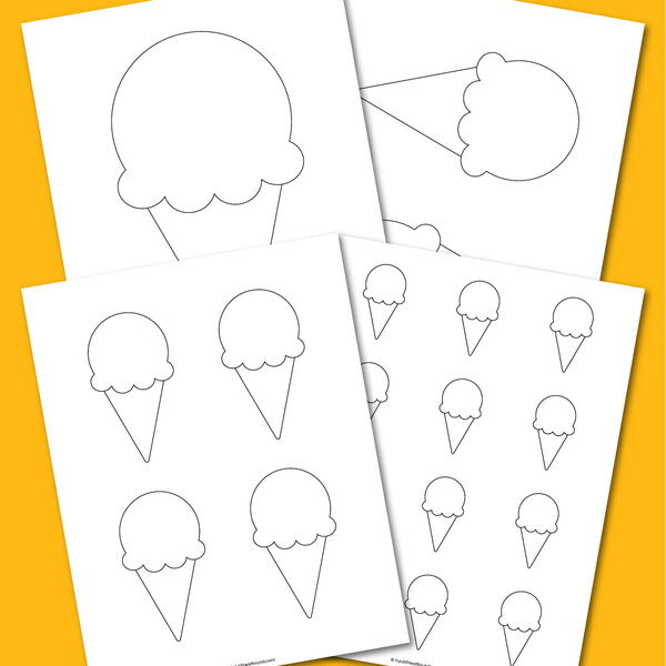 Ice Cream Template Ice Cream Template