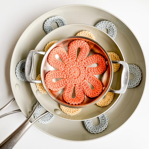 Flower Power Pan Protectors Flower Power Pan Protectors