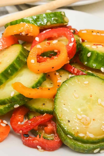 Cucumber Pepper Salad Cucumber Pepper Salad