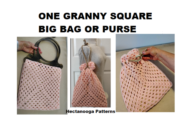One Big Granny Square Tote One Big Granny Square Tote