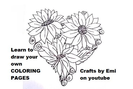 Easy Draw Coloring Pages Flowers Easy Draw Coloring Pages Flowers
