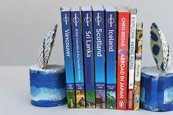 Scallop Shell Bookends Scallop Shell Bookends