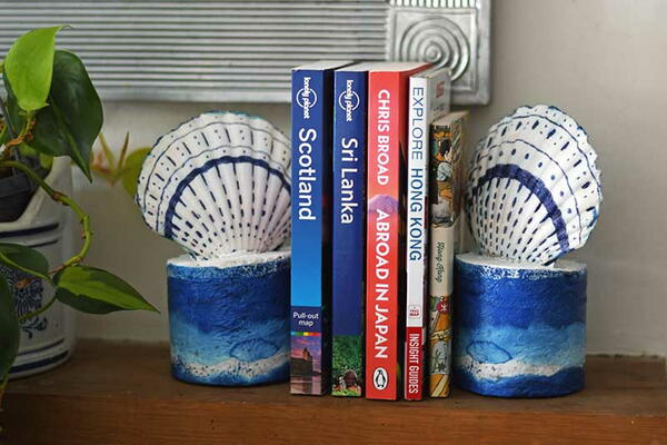 Seashell Bookend Seashell Bookend