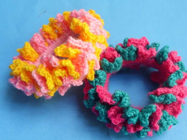 Hair Accessories Crochet Scrunchies Hair Accessories Crochet Scrunchies