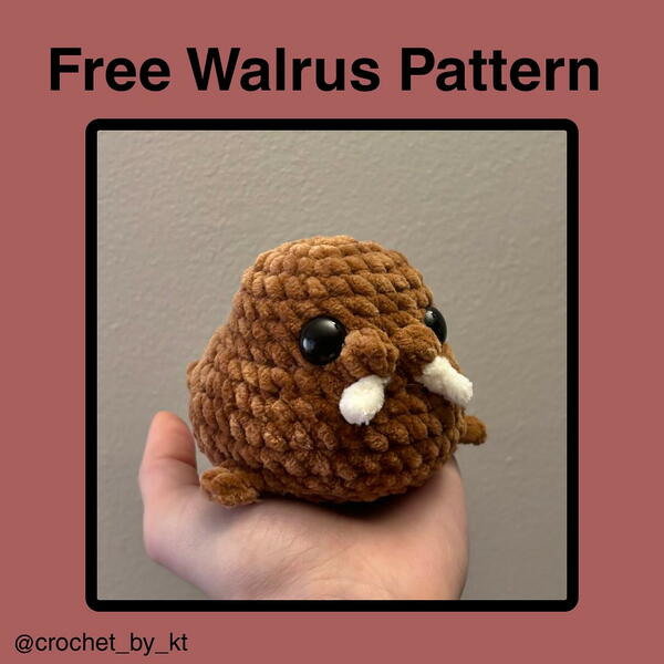 Crochet Walrus Pattern Crochet Walrus Pattern