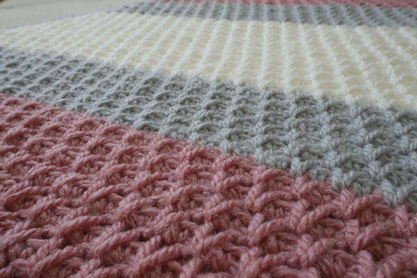 Jamie Moss Stitch Baby Blanket Jamie Moss Stitch Baby Blanket