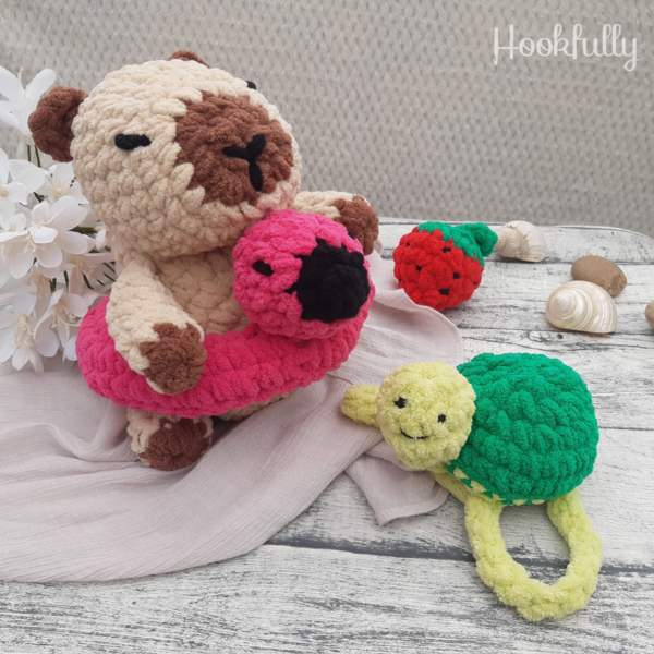 Chubby Capybara With Accessories Chubby Capybara With Accessories