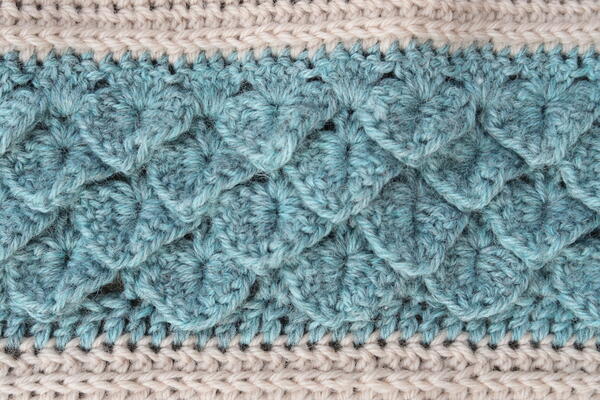 Plume Scales Crochet Blanket Stripe Pattern Plume Scales Crochet Blanket Stripe Pattern