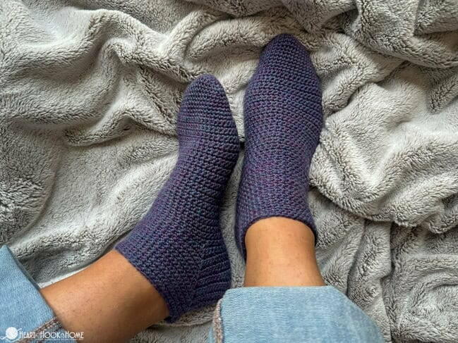 Single Crochet Sock Single Crochet Sock