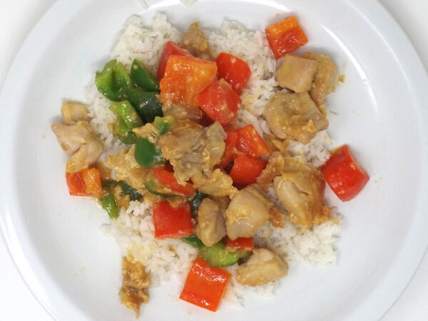 Miso Chicken And Pepper Stir-fry Miso Chicken And Pepper Stir-fry