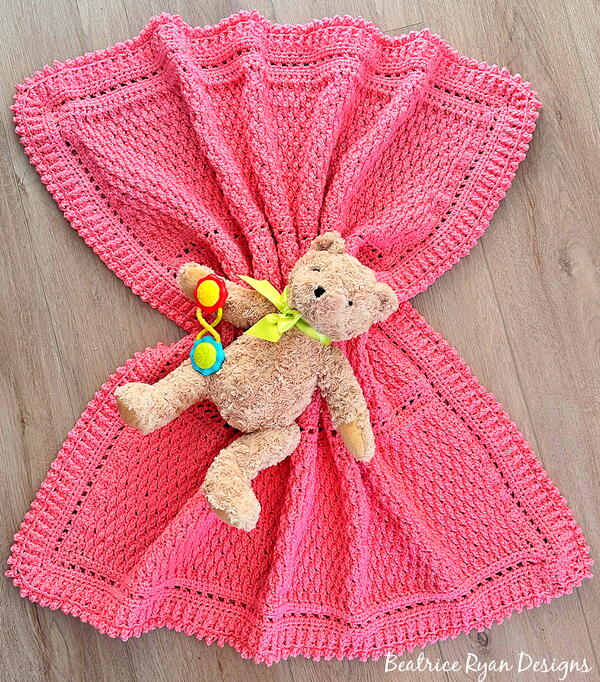 Cozy Alpine Stitch Baby Blanket Cozy Alpine Stitch Baby Blanket