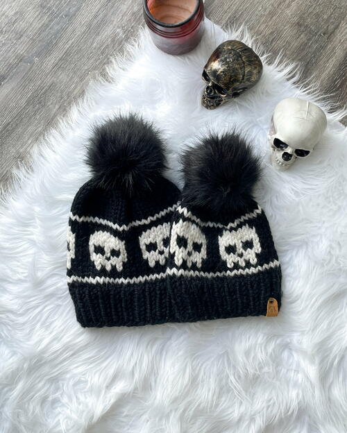 Halloween Skulls Knit Hat Halloween Skulls Knit Hat