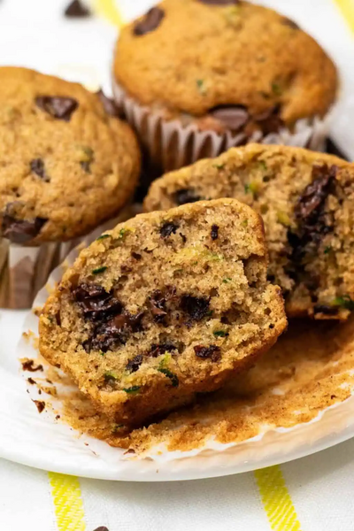 Zucchini Chocolate Chip Muffins Zucchini Chocolate Chip Muffins