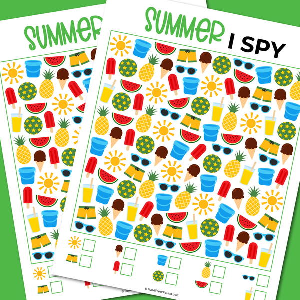 Summer I Spy Summer I Spy